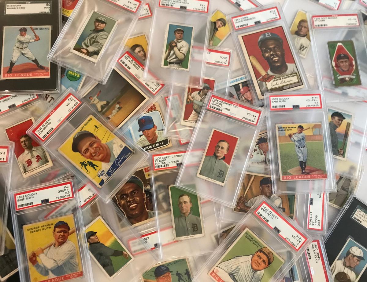 Diamond Cardboard graded vintage sports card collection